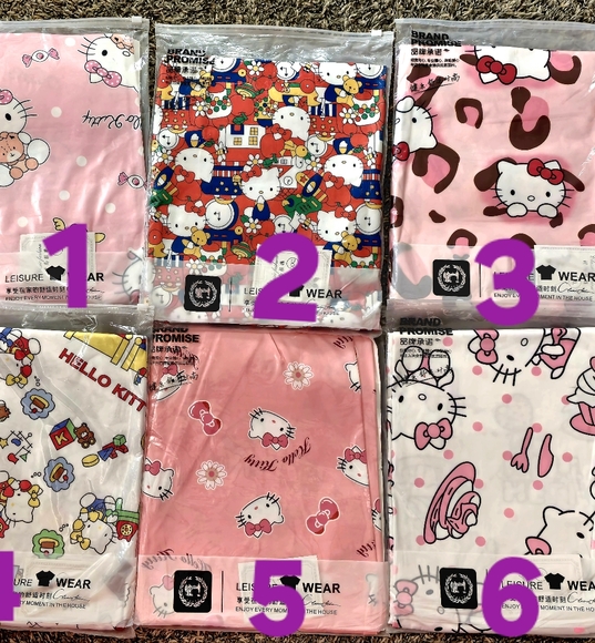 Hello Kitty, Women and Teens Pajama Pants - Picture 2 of 4